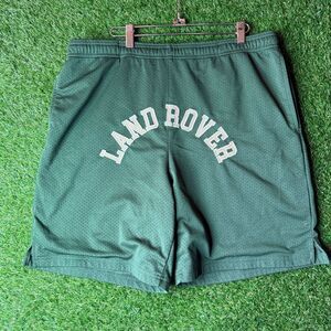 Land‎ Rover PacSun Green Mesh Shorts Men’s L Logo Graphic Athletic Streetwear